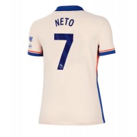 Camiseta Chelsea Pedro Neto #7 Visitante Equipación para mujer 2024-25 manga corta